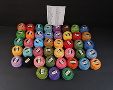 43 DMC Perle Coton Pearl Balls 10g Size 8 100 Cotton 43 Different Colors NEW