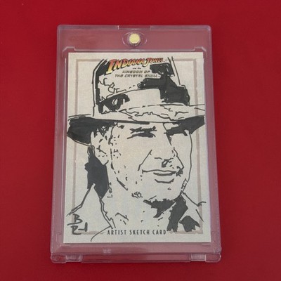 Topps 1/1 Artist Sketch Card Indiana Jones / Harrison Ford Mint