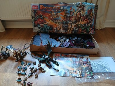 Vintage Mega Bloks Dragons Krystal Wars Draigar Castle 9898 100% Komplett OVP 