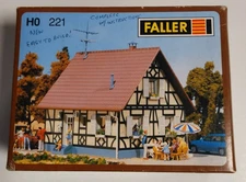 Faller 221 HO Scale Half-Timbered One-Family House Model Building Kit