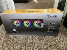 GAMDIAS CHIONE E4-420 420mm liquid cooling 4712960139404 Preowned Great Shape