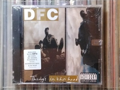 DFC Things In Tha Hood CD HYPE STICKER MC Breed 1994 SEALED Gangsta RAP HIP HOP