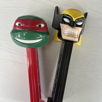 Giant 12  PEZ Raphael Teenage Mutant Ninja Turtles TNMT & Wolverine Dispensers 