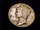 1923-S Mercury Dime, Good Grade.