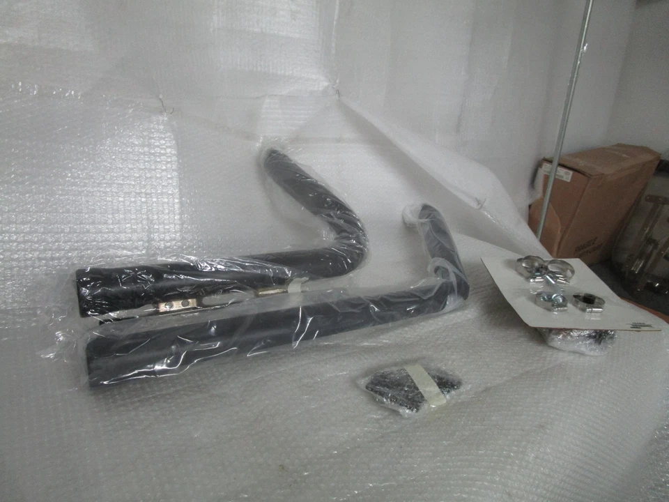 07-11 Harley Davidson Softail Cobra 909 Speedsters Exhaust Mufflers BLACK - Image 2 of 4