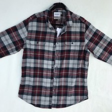 Goodfellow  Co. Size Large , Men's Plaid Long Sleeve Flannel Shirt