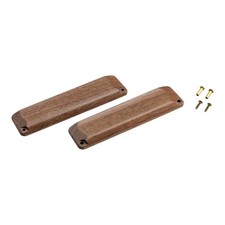 Suzuki MANJI M-20W Walnut Wood Cover Set for 10-Hole Harmonica Replacement