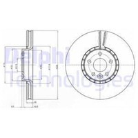 Delphi 2X Bremsscheibe Vorne Ø328 Mm BelüFtet Unbeschichtet FüR Volvo XC60 156