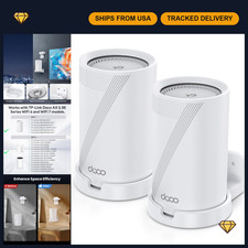 Wall Mount Holder for TP-Link Deco WiFi 7  6E Mesh Router - 2 Pack, Space-Savin