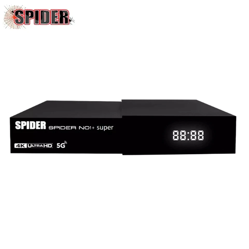Satellite Receiver Spider NO1+Super 4K.ULTRA.HD System Linux TV Box ريسفر سبايدر - Image 2 of 4
