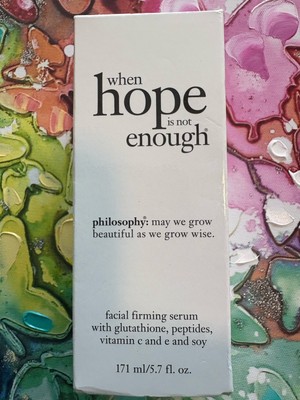 Philosophy When Hope Is Not Enough 5.7oz New In Box