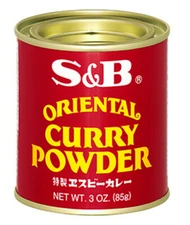 Traditional Japanese S&B Oriental Curry Powder 3 oz. (85g) Made in Japan