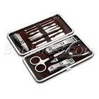 11pcs Stainless Steel Manicure Pedicure Tools Kits Ear Pick Nail Clippers Set
