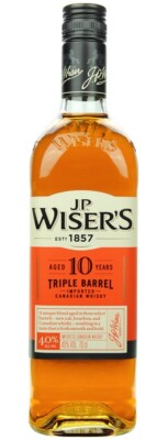 J.P. Wisers 10 Jahre Triple Barrel Whisky aus Kanada - 40 % Vol. / 0,7 Liter