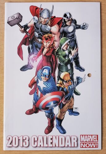 Marvel Now! 2013 Calendar Uncanny Avengers Wolverine Thor  - Afbeelding 1 van 2