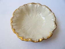 Lenox Bon Bon Bowl Dish 6" Flat Bottom Cream Porcelain Gold Trim
