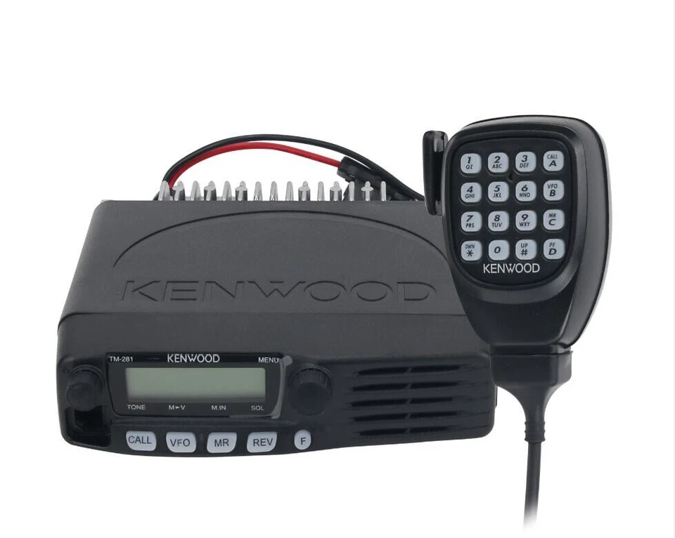 NUEVO TM-281A Transceptor FM KENWOOD Estación de Radio Coche 10-50KM VHF 136-174MHZ 65W Foto 4 de 4