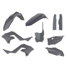 POLISPORT Full Restyle Plastic Kit KAWASAKI 03-05 KX125 03-07 KX250 90935 GRAY