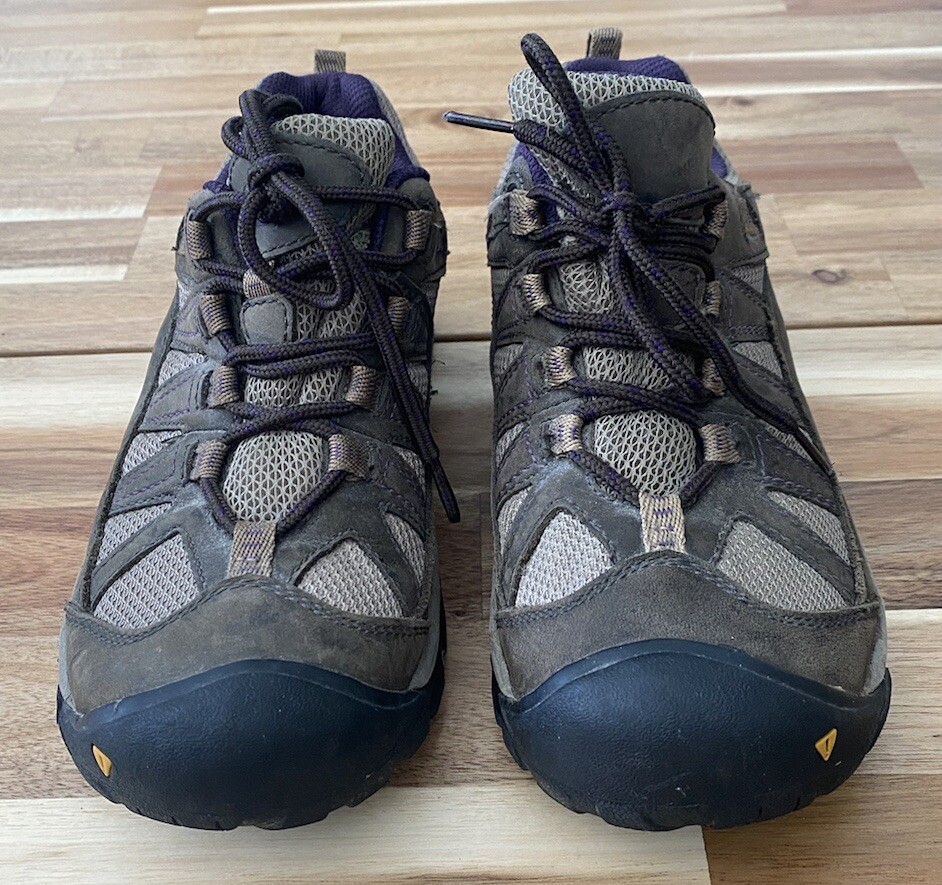 Scarpe da trekking trail Keen donna Palisades stringate oliva grigio taglia 8 52016 BOSG