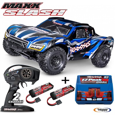 Traxxas TRX102076 MAXX-SLASH 6S 4x4 blau 1/8 SPARSET 2x 5000 Lipo 3S Doppellader