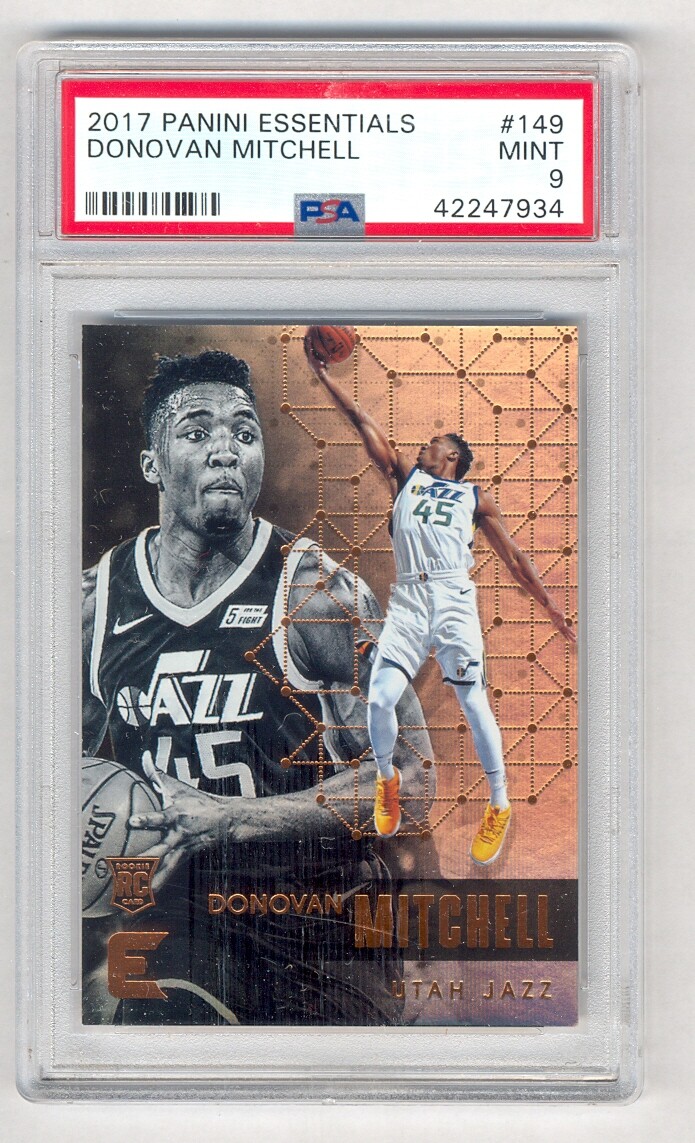 DONOVAN MITCHELL 2017-18 PANINI ESSENTIALS #149 ROOKIE RC