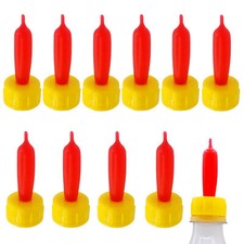 10 Pieces Lamb Teat Feeder Bottle Topper Feeding Milk Drinking For Sheep Goat
