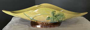 Vintge Roseville Pottery Wincraft 1948 MCM Cottage Core Console Bowl 17.75" Long