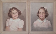 Dipinti olio originali Ritratti di suore dell'artista italiano Mario Maresca