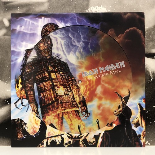 IRON MAIDEN - THE WICKER MAN LIMITED ED. PICTURE DISC SINGLE NM 2000 EU - Bild 1 von 4
