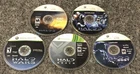 (5) Halo 3, Halo 3 ODST, Halo 3 Multi, Reach, Wars (Xbox 360) DISC ONLY LOT