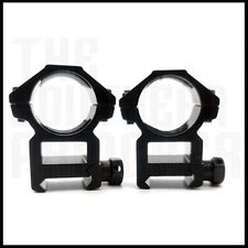 NEW 1 INCH LPVO SCOPE RINGS HIGH RISE FOR 1913 PICATINNY WEAVER MOUNT ALUMINUM