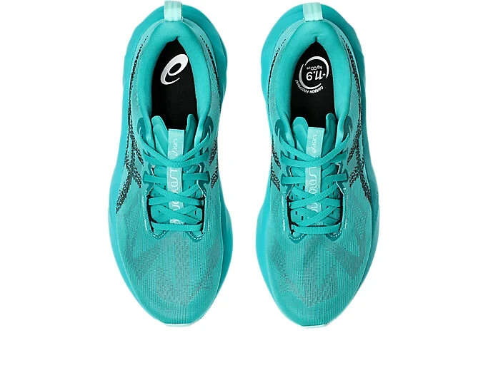 ASICS Men's Running Shoes NOVABLAST 5 Wave Teal/Black 1011B974.401
