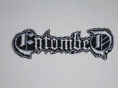 ENTOMBED DEATH METAL IRON ON EMBROIDERED PATCH
