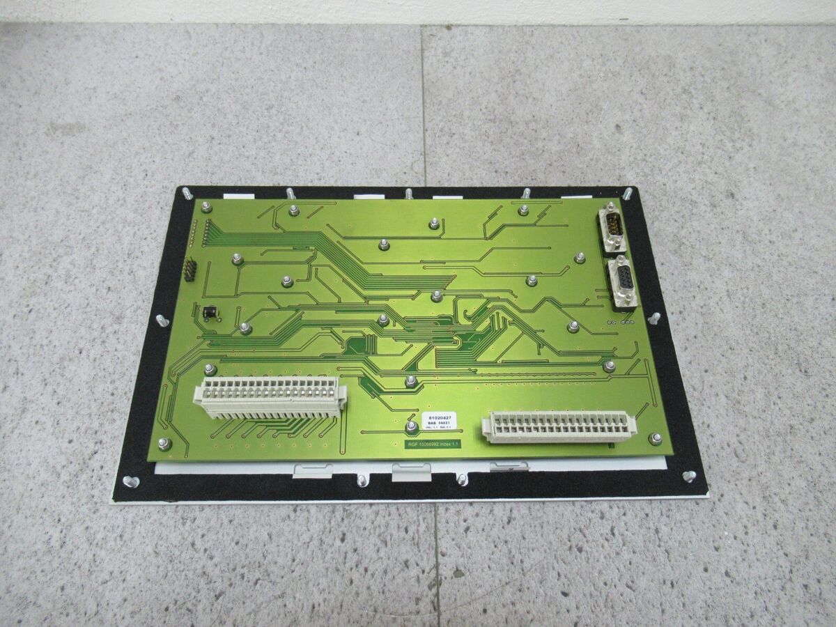Display Device 81020427 BAB 34437 HW 1.1 Software 1.1 RGF Display Device 81020427 BAB 34437 HW 1.1 Software 1.1 RGF