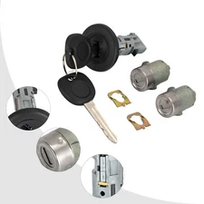 2 Door Lock Set Ignition Key Switch Cylinder For Cadillac Chevrolet Pickup Truck