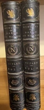1892 - MEMOIRS OF BARON DE MARBOT -1st Edition FINE MOROCCO BINDING Napoleon War