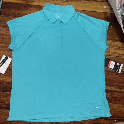 nike women's dry short sleeve golf polo