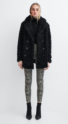 zara trf teddy coat