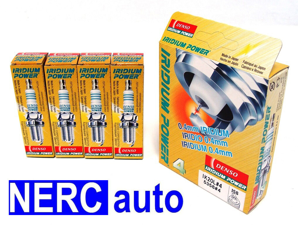 DENSO IRIDIUM POWER Spark Plugs IK20 5304 Set of 4