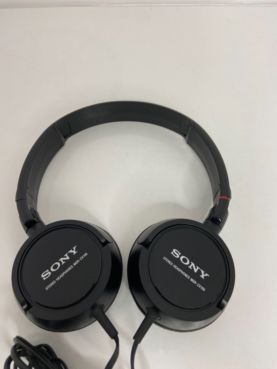 💧 MDR-ZX100 Black SONY ZX Series Stereo Headphones MDRZX100