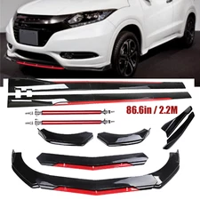 For Honda HRV CRV Front Bumper Lip Splitter Spoiler Side Skirt Body Kit