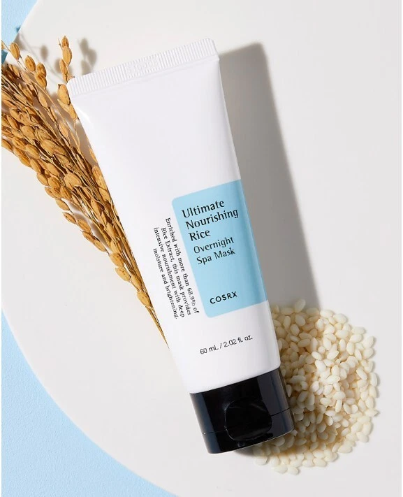 [COSRX] Ultimate Nourishing Rice Overnight Spa Mask facial mask pack  60ml - Image 2 of 2