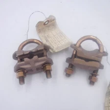 2 Pack Burndy GAR1526 Mechanical Grounding Connector GAR1526 1"Pipe, 1-1/8"Rod