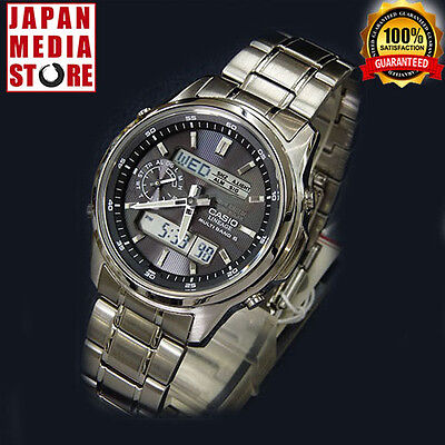 Casio Linaje Lcw M300d 1ajf Resistente Solar Atomic Radio Reloj Lcw M300d 1a Ebay