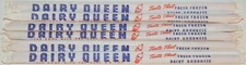 Vintage straws DAIRY QUEEN Lot of 6 in original wrappers new old stock n-mint