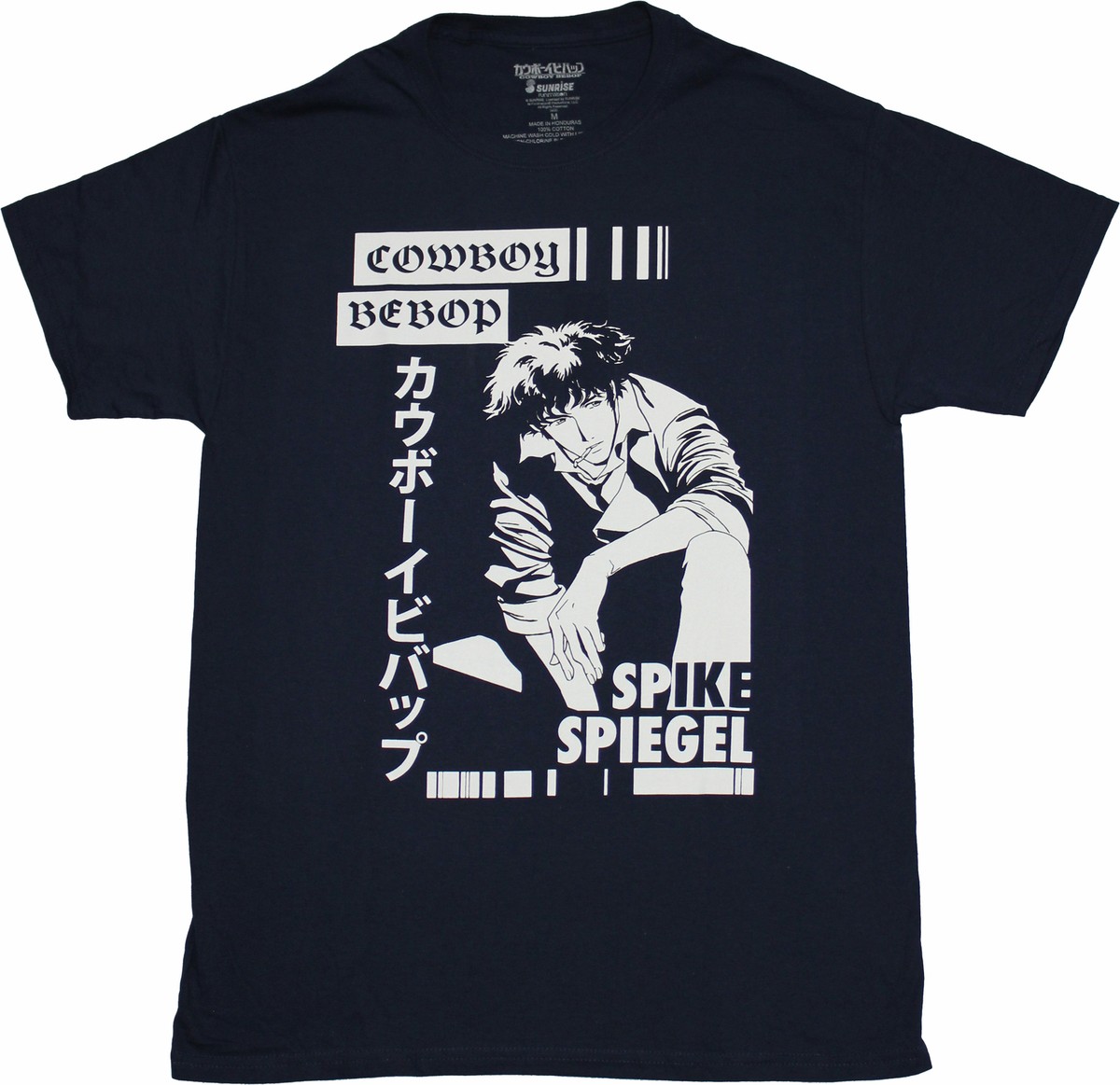 Cowboy Bebop New Adult T-Shirt - Gothic Style Logo Kanji Spike | eBay