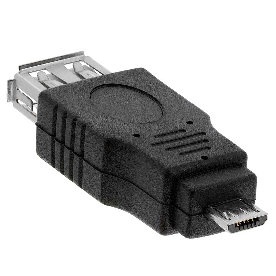 Micro USB to USB Adapter USB 2.0 Type-A to Type-B Connector Converter Phone OTG - Image 3 of 3
