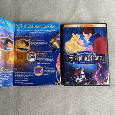 Walt Disney: Sleeping Beauty (DVD 1959 2-Disc Set w/ Fold