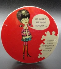 Vtg 1970's Springbok Mini Flirtations Puzzle / "My Morals are Above Reproach!"