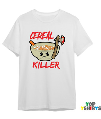 Lustiges T-Shirt Müsli Killer Witz Herren Geburtstag T-Shirt Neuheit Kleidung Axt Top